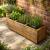 Garden Wooden Patio Planter Trough with 3 Sections - view 1