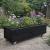 Movable Garden Planter Black Box with Wheels 90cm - view 1