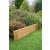 Wooden Garden Border Edging Flower Bed and Lawn Edging 3 Board 100cm Long - view 1