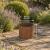 Natural  Rust Steel Circular Garden Planter Ring 30cm x 30cm  - view 2