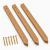 Wooden Log Roll Stakes 760mm Fits 375mm-500mm High Log Roll Pack of 3 - view 2