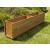 Plant Container Garden Wooden Trough Rectangular Planter 130cm - view 2