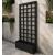 Heavy Duty Wooden Black Planter with 1.8m Climbing Rose Tall Trellis - view 3