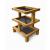 Three Tier Wooden Ground Bird Feeder - view 2