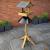 Wooden Bird Table with Squirrel Guard & Slate Roof - view 1
