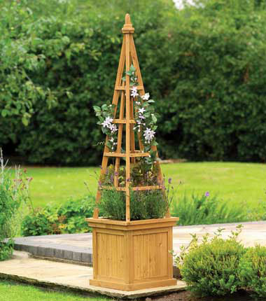 Obelisk Trellis Planter