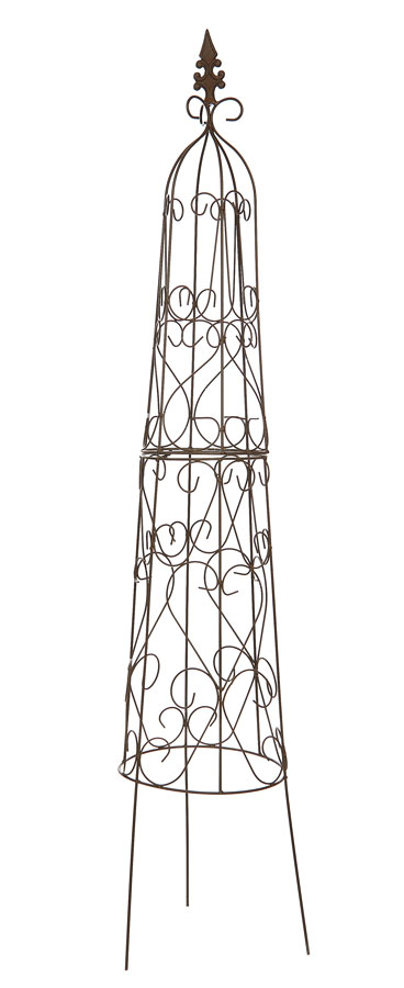 Chestnut Garden Obelisk - Large Twist