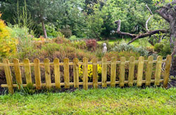 Large Picket Fence Panels Set of 8