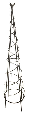 95cm Garden Obelisk - Spiral Design