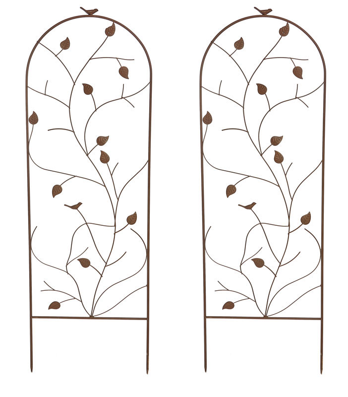 Pack of 2 x Garden Metal Trellis Panels