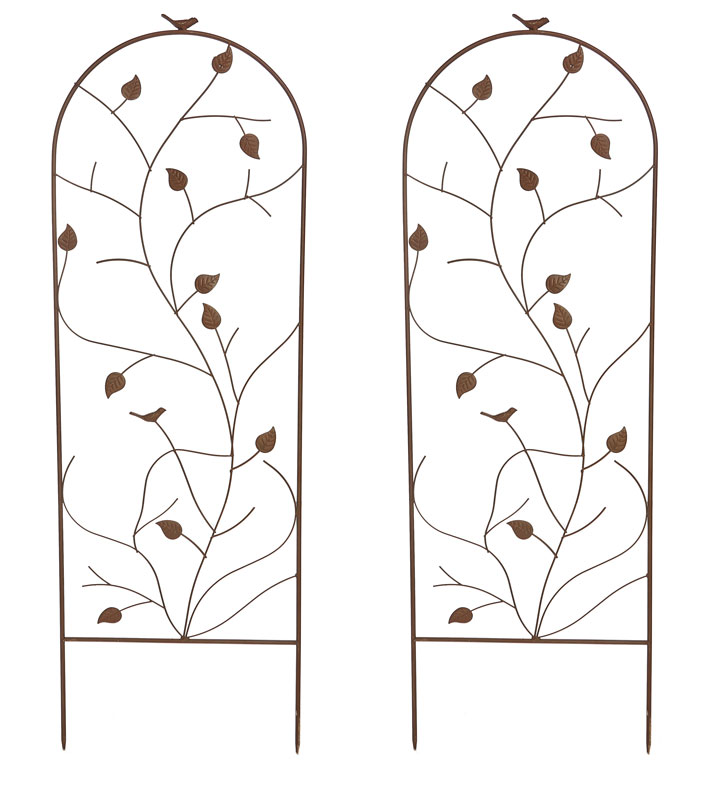 Pack of 2 x Garden Metal Trellis Panels