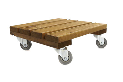 30cm Heavy Duty Plant Caddy with Wheels