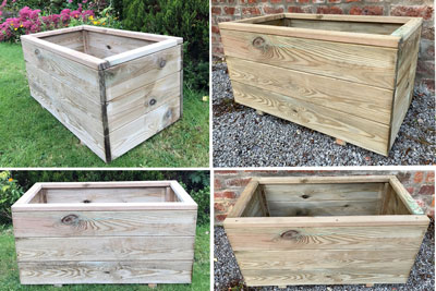 Wooden Planters Heavy Duty