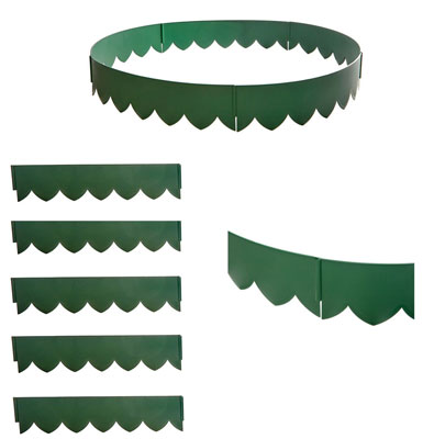 Plastic Garden Edging Dividers Pack of 5