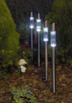 4 Solar Post  Lights