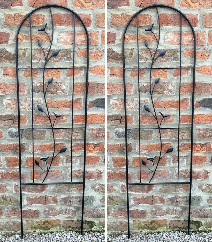 Wall Climbing Plants Trellises 140cm Set of 2