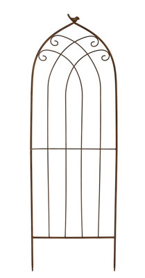 Bird Design Garden Trellis Scrolled