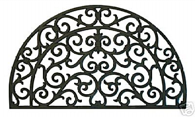 Large Semi cast iron door mat