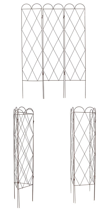 Lattice Garden 3 Sections Plant Obelisk