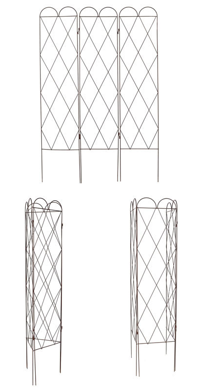 Lattice Garden 3 Sections Plant Obelisk