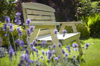 Two Seater Natural Garden Bench