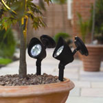 4 Solar LED Spotlights