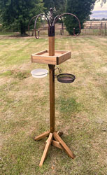 Wooden Feeding Garden Bird Table Station Feeders