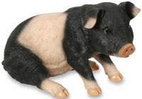 Striped Baby Pig Ornament