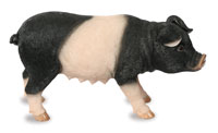 Mother Striped Pig Statue Ornament