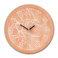 Terracotta Garden Clock - Wind Design