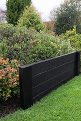 Wooden Lawn Edging Border Timber Garden Divider Panels 4 Board 60cm Long