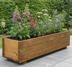 Large Wood Planter Box