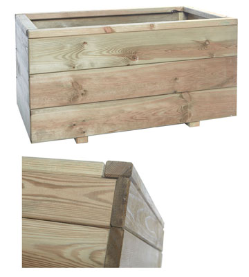 Wooden Garden Planter Extra Large 800mm