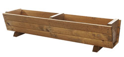 Large Wooden Trough Planter - Classic 