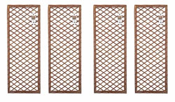 Set of 4 x Framed Willow Tellis Panels