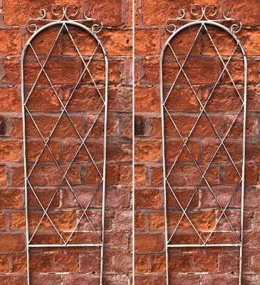 Twin Pack of Vintage Style Garden Wall Trellises