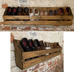 Wall Mounted Shoe Rack Floating Shelves Storage Extra Large