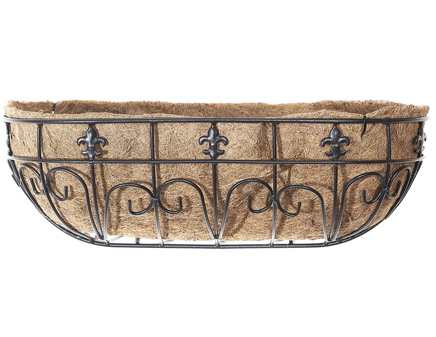 Victorian Wall Basket Trough Small