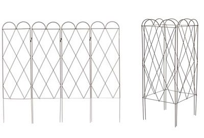 Arched Lattice Garden Folding Trellis 140cm wide