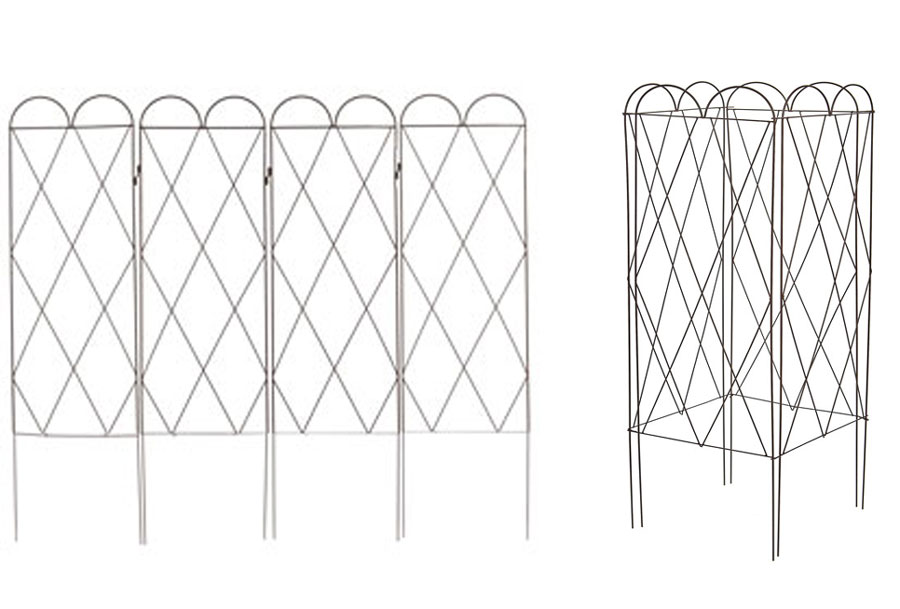 Arched Lattice Garden Folding Trellis 140cm wide