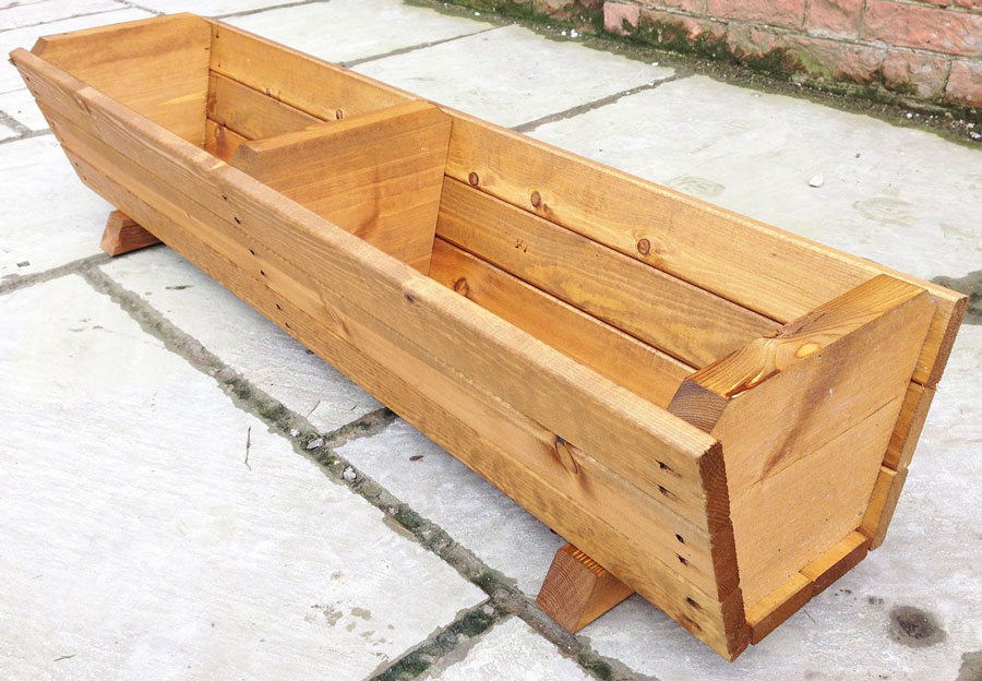 120cm Wooden Garden Planter