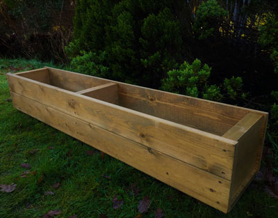 120cm Wooden Plant Trough Container