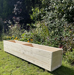 Wooden Garden Box Planter Trough 1100mm