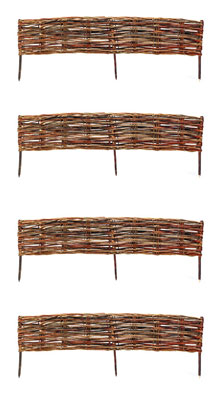 Willow Woven Hurdles 4 Pack